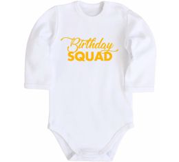Детский боди Birthday squad