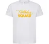 Детская футболка Birthday squad Белый фото