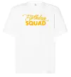 Футболка Оверсайз Birthday squad Белый фото