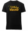 Чоловіча преміум футболка Birthday squad Чорний фото
