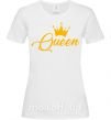 Жіноча футболка Queen yellow Білий фото