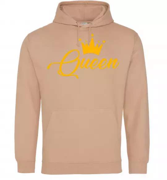 Жіноча толстовка (худі) Queen yellow Пісочний фото