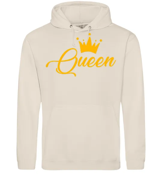 Женская толстовка (худи) Queen yellow Таш фото