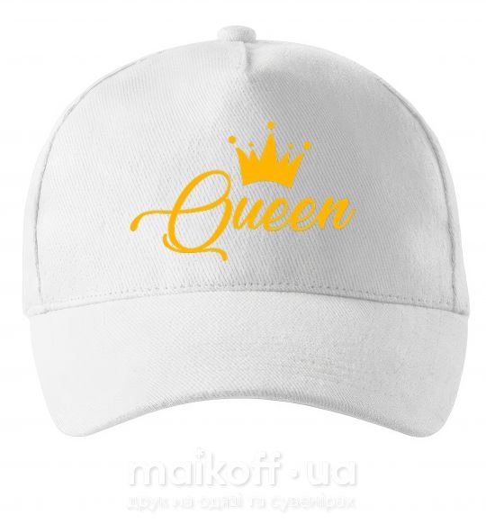 Кепка Queen yellow Білий фото