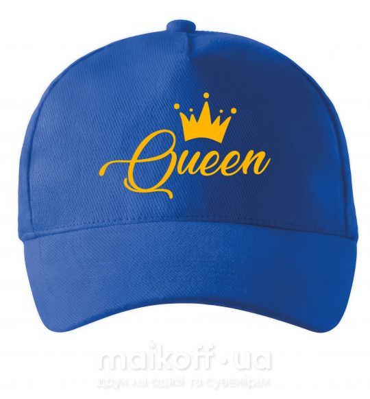 Кепка Queen yellow Ярко-синий фото