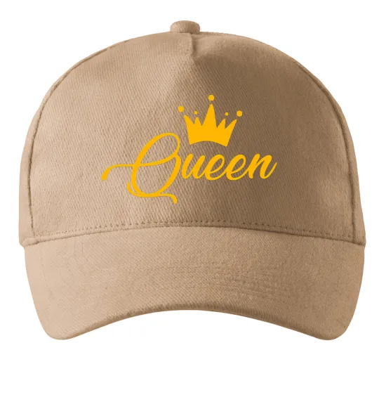 Кепка Queen yellow Песочный фото