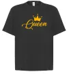 Футболка Оверсайз Queen yellow Черный фото