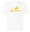 Футболка Оверсайз Queen yellow Белый фото