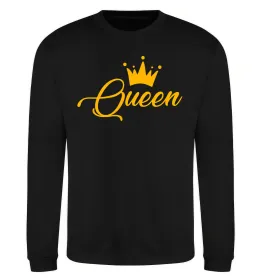 Свитшот Queen yellow Черный фото