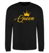 Свитшот Queen yellow Черный фото