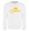 Свитшот Queen yellow Белый фото