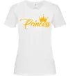 Женская футболка Princess crown Белый фото