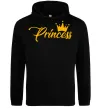 Женская толстовка (худи) Princess crown Черный фото