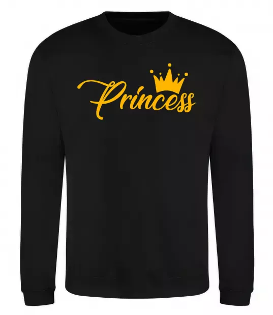 Світшот Princess crown Чорний фото