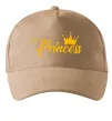 Кепка Princess crown Пісочний фото