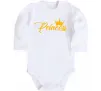 Детский боди Princess crown Белый фото