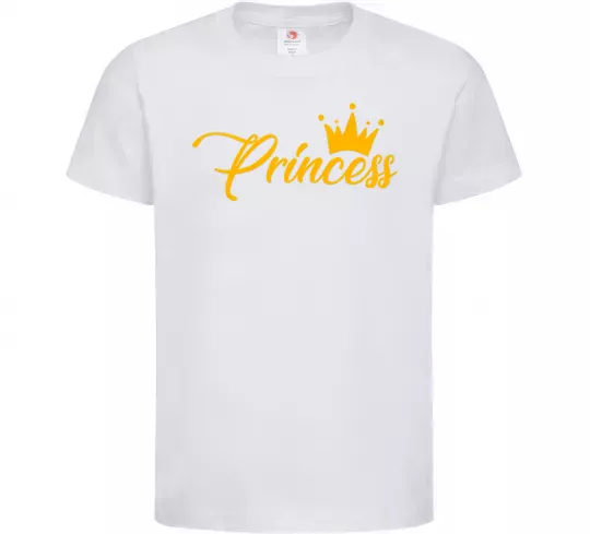 Детская футболка Princess crown Белый фото