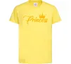 Детская футболка Princess crown Лимонный Детская футболка Princess crown Лимонный фото