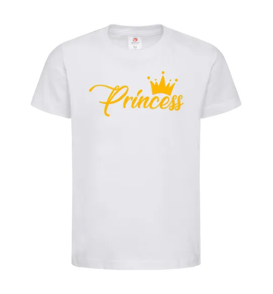 Детская футболка Princess crown Белый фото
