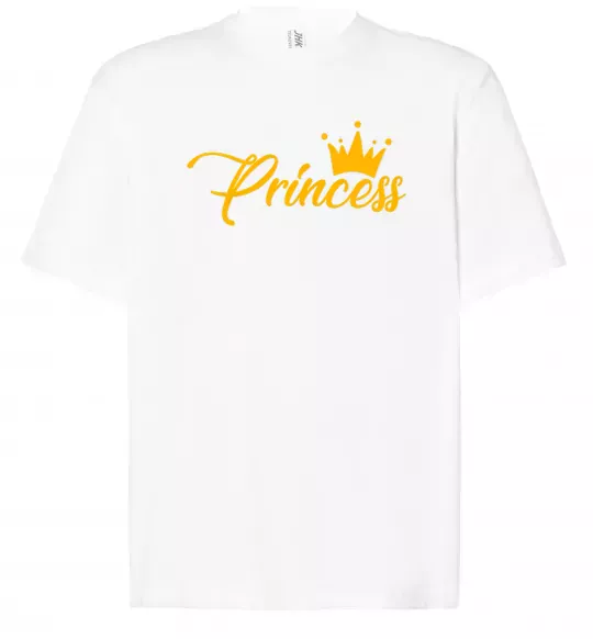 Футболка Оверсайз Princess crown Белый фото