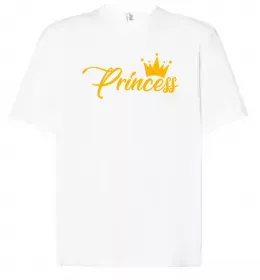 Футболка Оверсайз Princess crown Белый фото