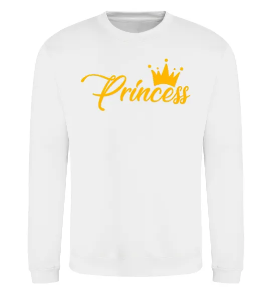 Свитшот Princess crown Белый фото