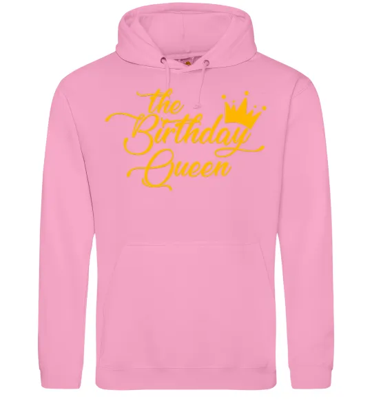 Жіноча толстовка (худі) The birthday queen Рожевий фото