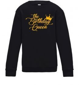 Дитячий світшот The birthday queen