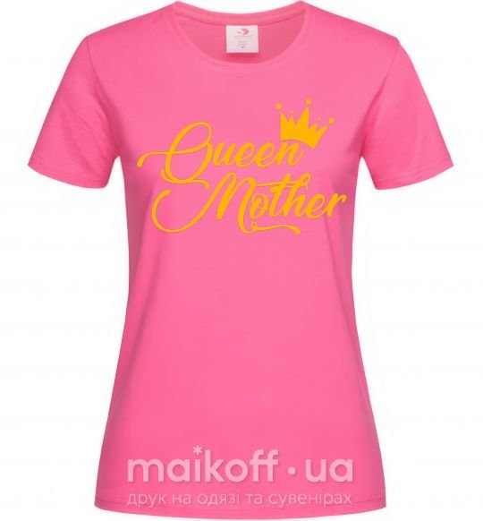 Женская футболка Queen mother Ярко-розовый фото