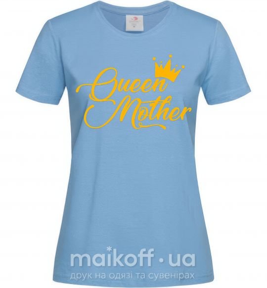 Женская футболка Queen mother Голубой фото