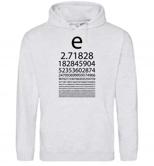 Жіноча толстовка (худі) Е константа Сірий меланж фото