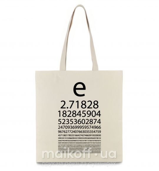 Еко-сумка Е константа Бежевий фото