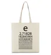 Еко-сумка Е константа Бежевий Еко-сумка Е константа Бежевий фото