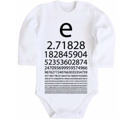 Детский боди Е константа