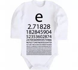 Детский боди Е константа Белый фото