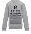 Детский Свитшот Е константа Серый меланж фото
