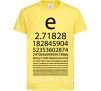 Детская футболка Е константа Лимонный фото