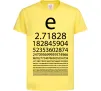 Детская футболка Е константа Лимонный фото