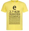 Чоловіча футболка Е константа Лимонний фото
