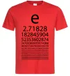 Чоловіча футболка Е константа Червоний фото