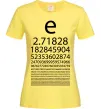 Жіноча футболка Е константа Лимонний Жіноча футболка Е константа Лимонний фото