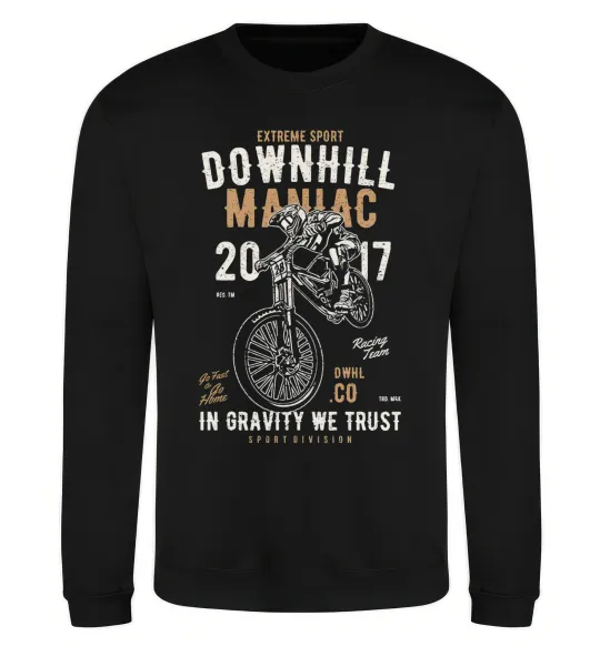 Світшот Downhill Maniac Чорний фото