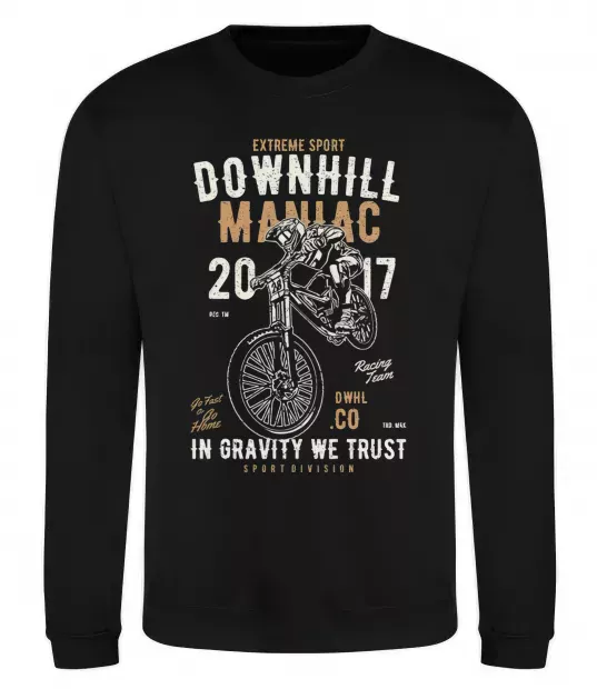 Світшот Downhill Maniac Чорний фото