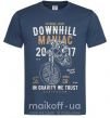 Чоловіча футболка Downhill Maniac Темно-синій фото