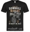 Чоловіча футболка Downhill Maniac Чорний фото