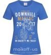 Жіноча футболка Downhill Maniac Яскраво-синій фото