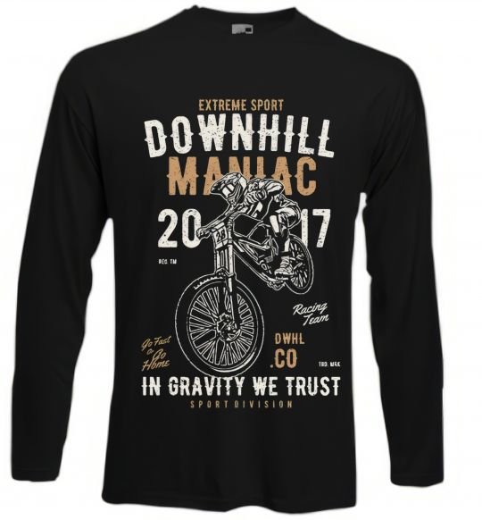 Лонгслів Downhill Maniac Чорний фото