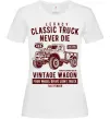 Женская футболка Classic Truck Белый фото