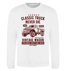 Світшот Classic Truck Білий фото
