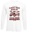 Лонгслив Classic Truck Белый фото
